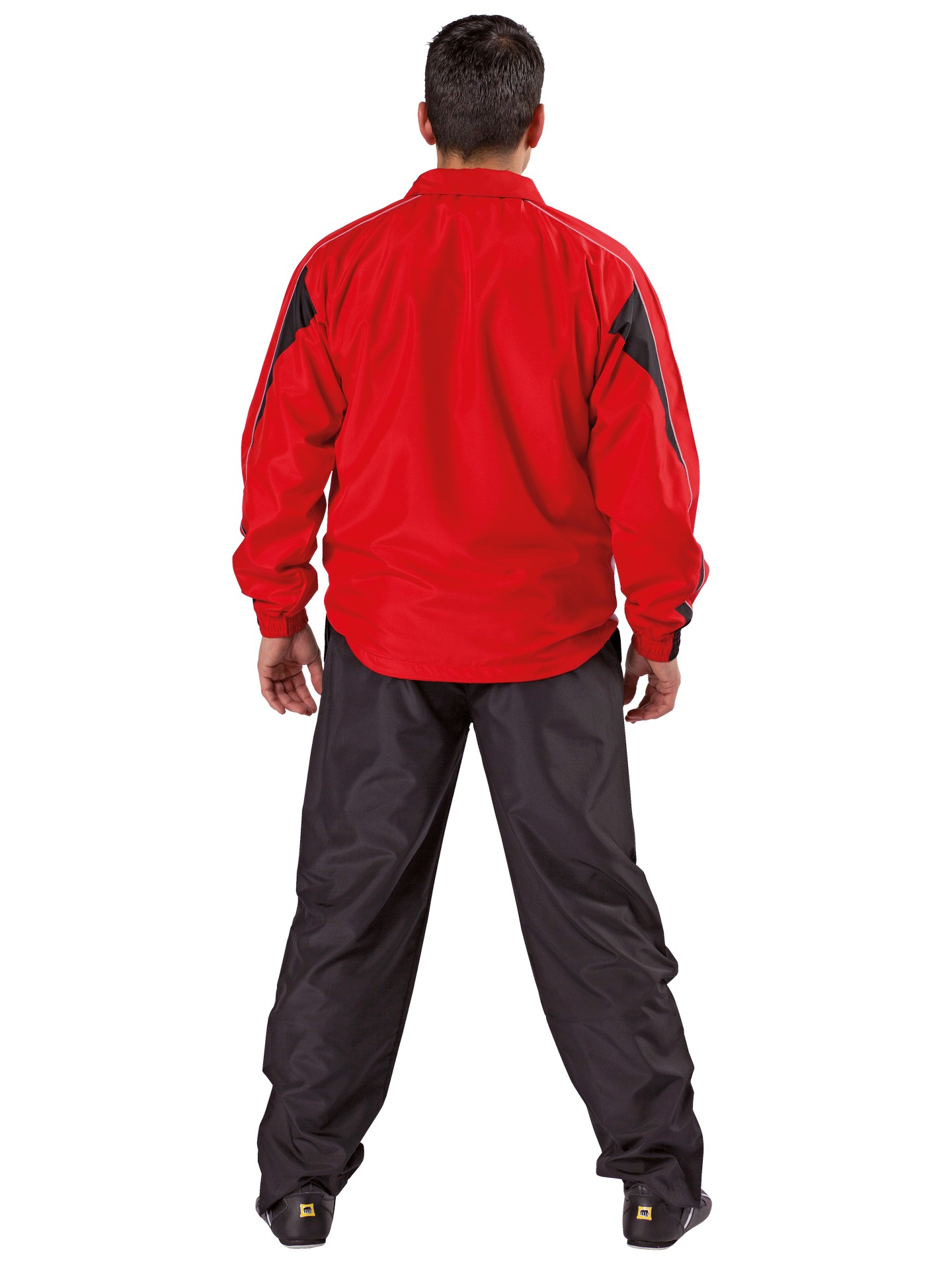 Trainingsanzug Performance Micro rot/schwarz