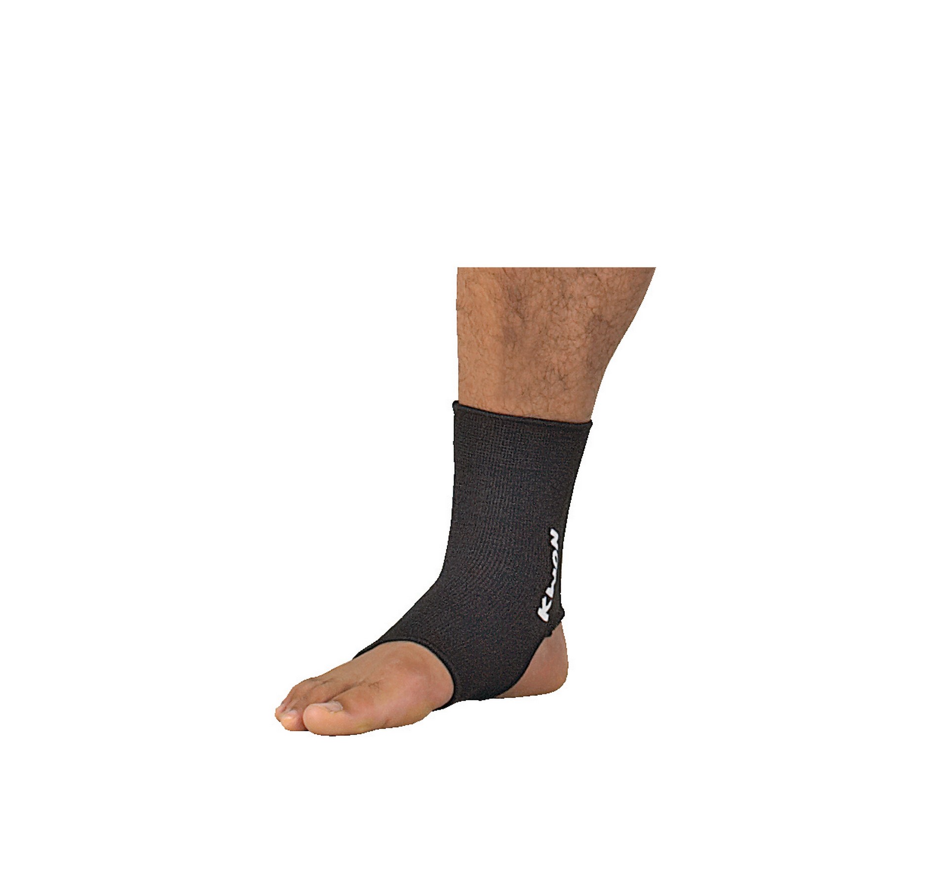 Elastische Fußbandage Thai / Kickboxen schwarz