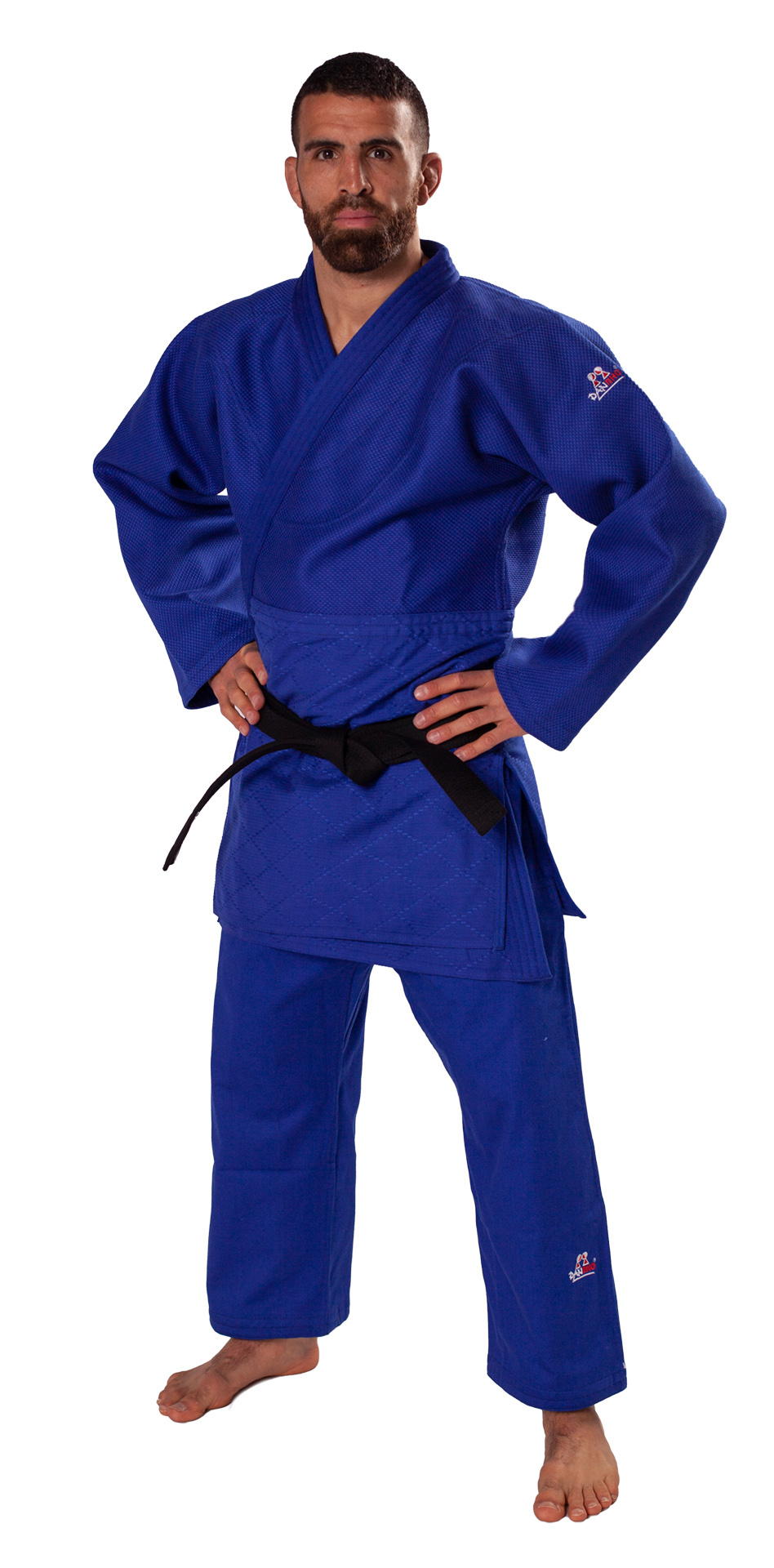 DANRHO Judoanzug Ultimate 750 japanische Webung blau - IJF anerkannt