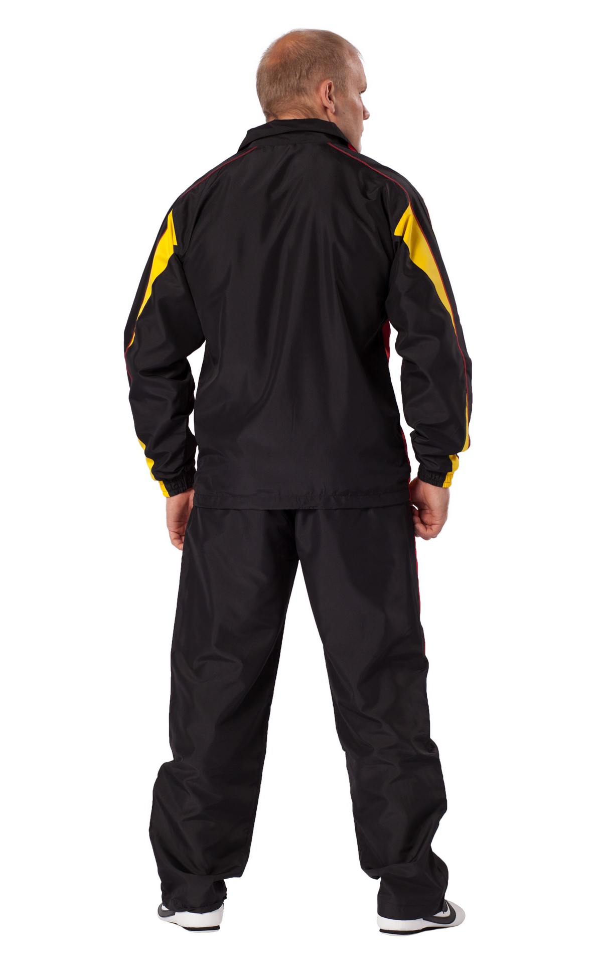 Trainingsanzug Performance Micro  schwarz/rot/gelb