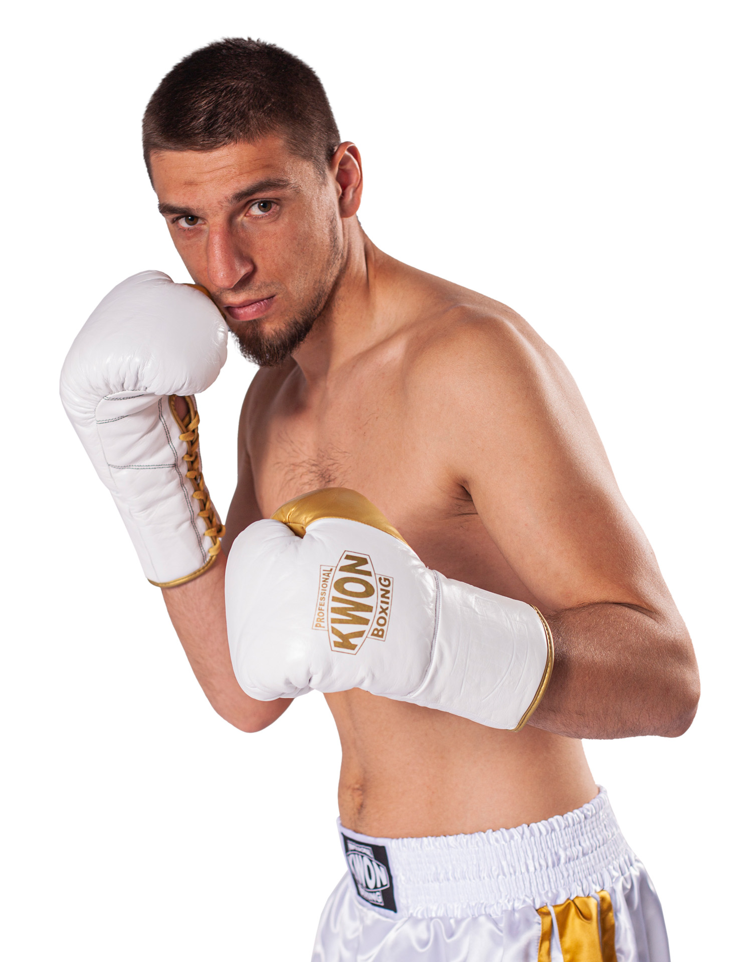 Boxhandschuhe Leder mit Schnürung