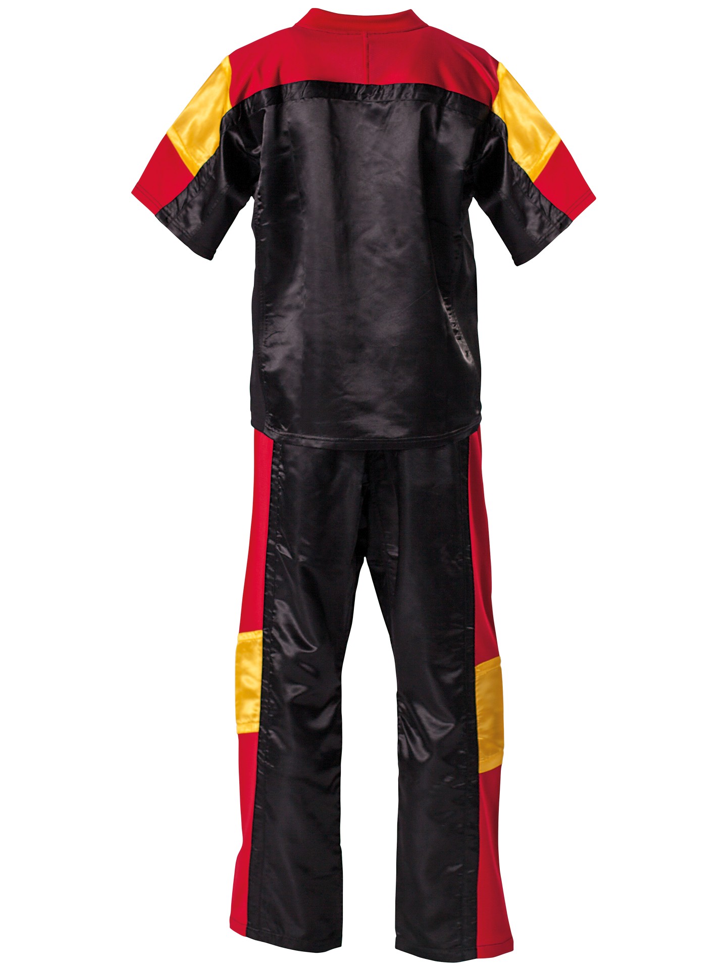 Kickboxanzug Nation schwarz/rot/gold