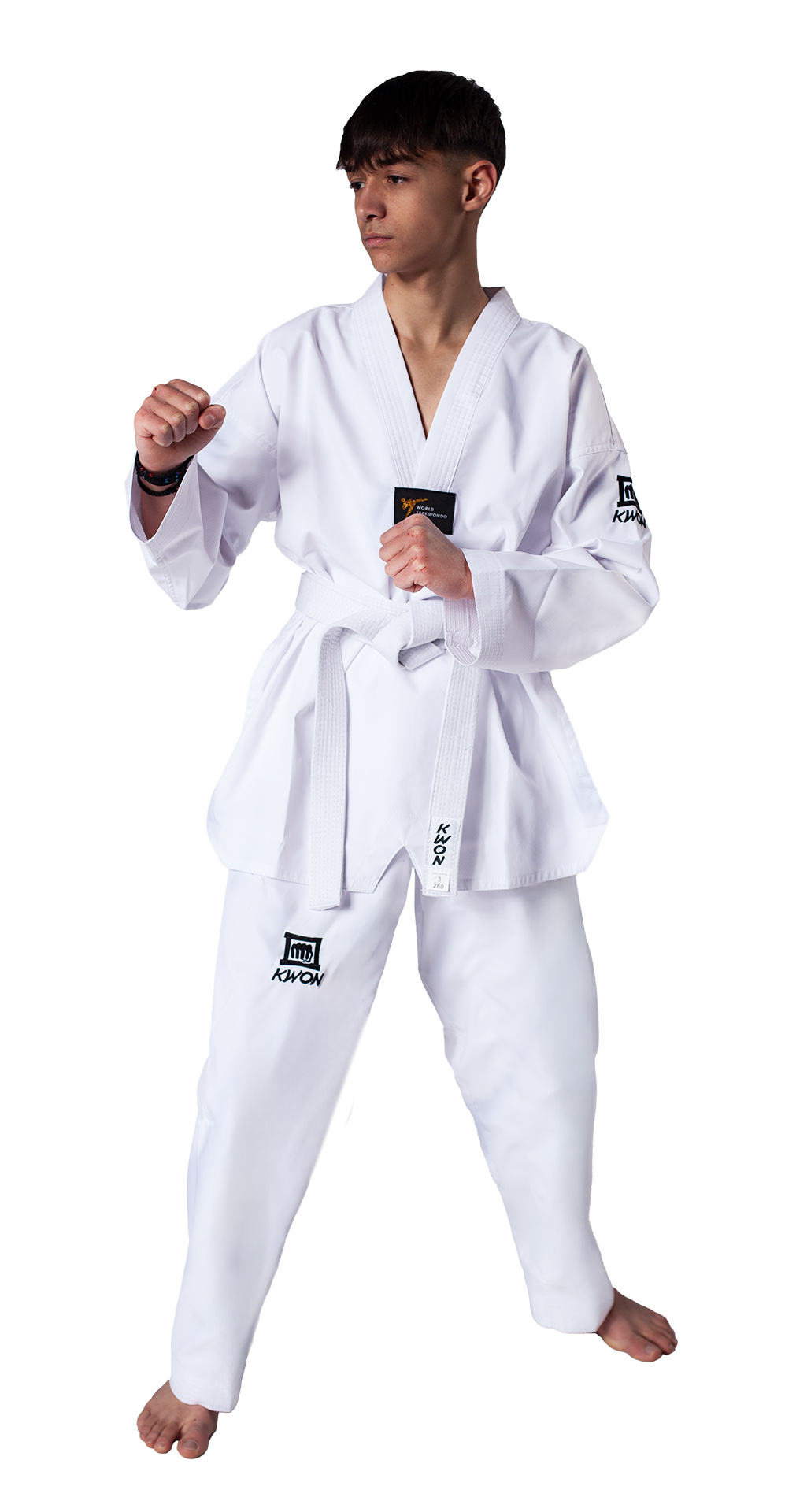 Taekwondo Anzug Premiere Plus weißes Revers